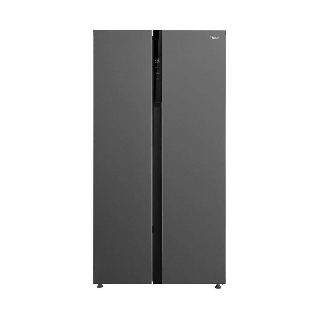 Midea 660L Charcoal Grey Side by Side Refrigerator